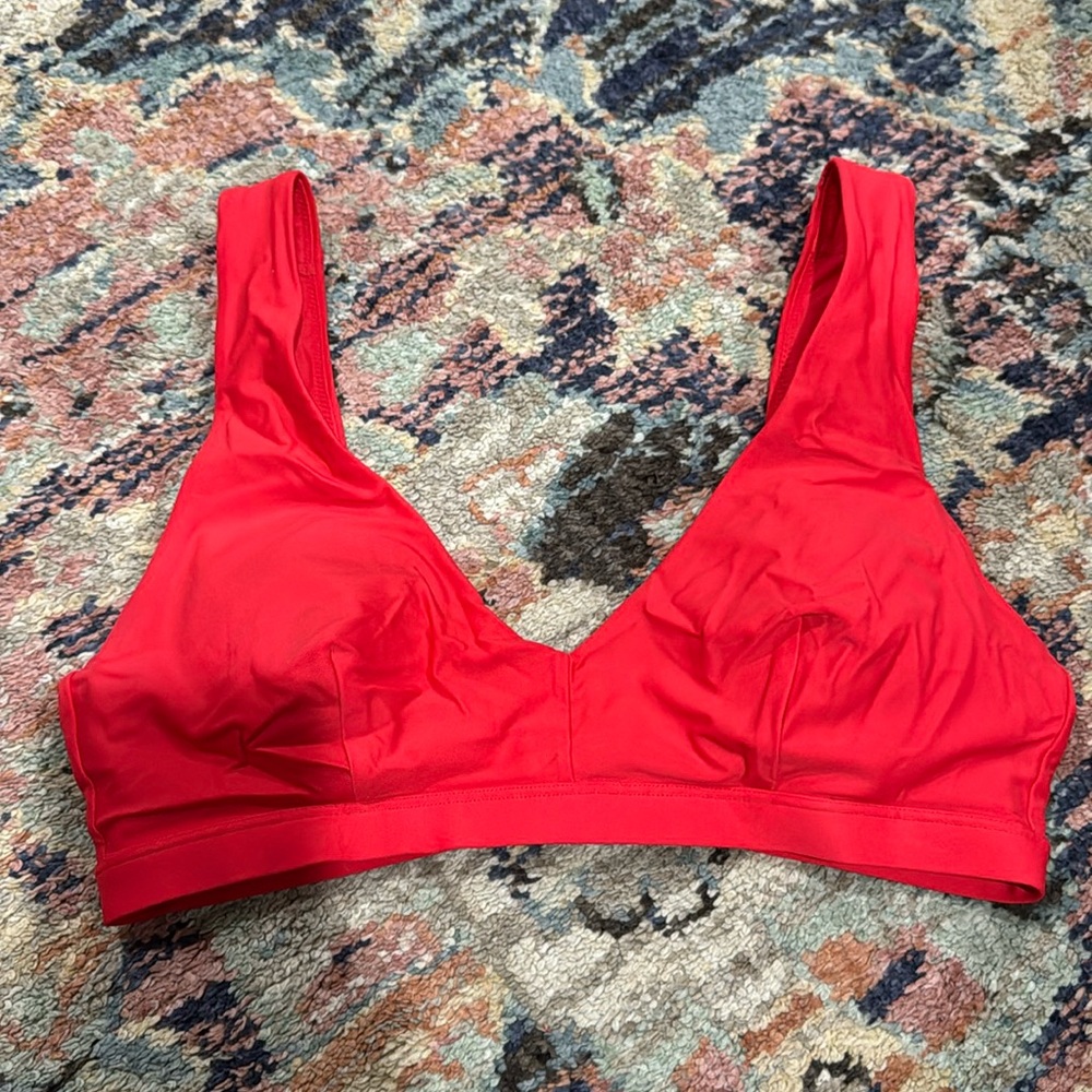 Lululemon red bikini top